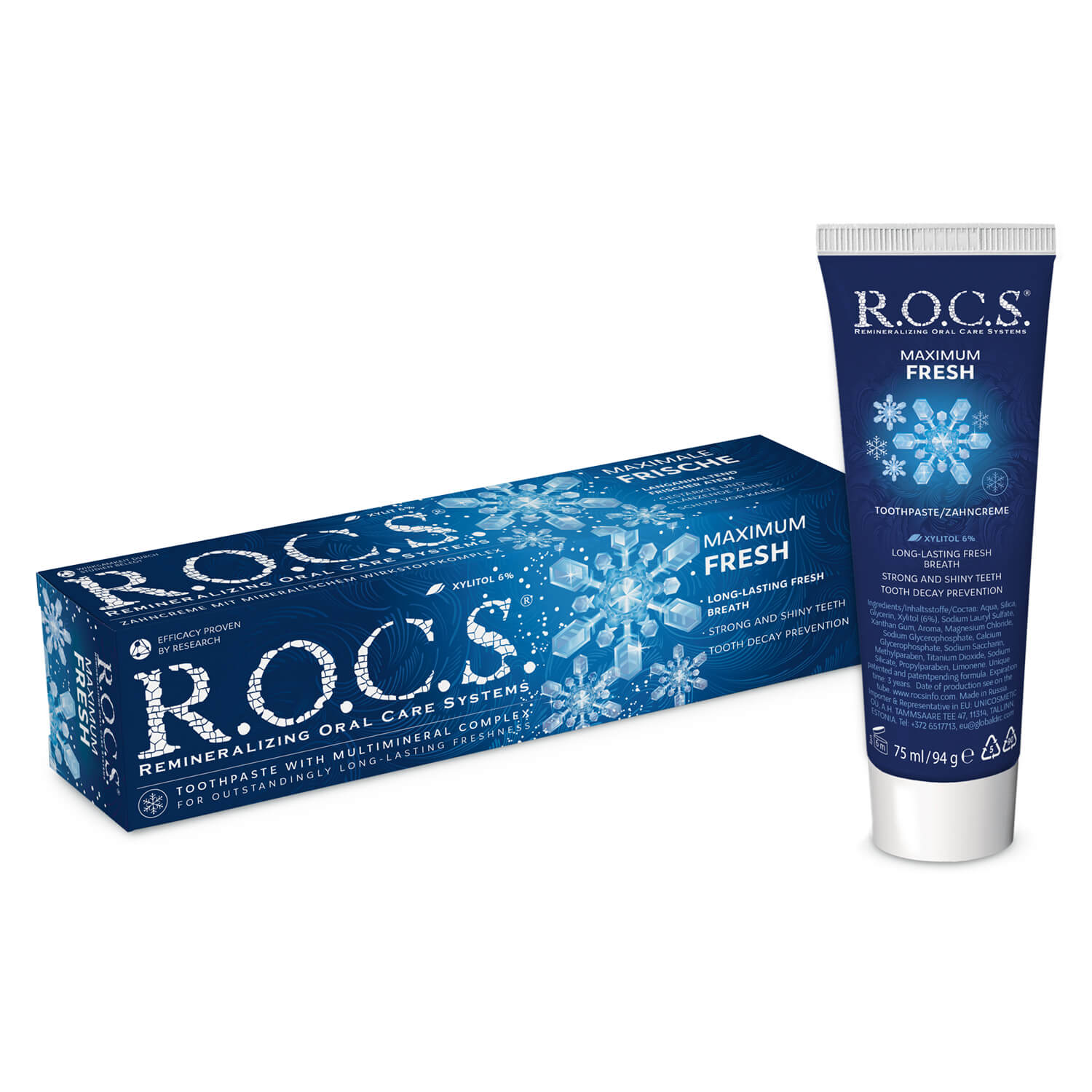 R.O.C.S. Maximum Fresh Toothpaste