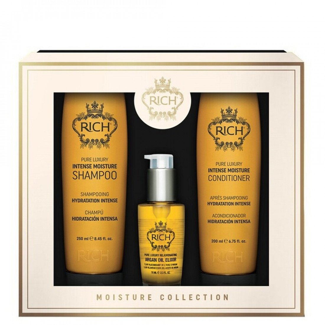 Rich Pure Luxury Intense Moisture Trio Gift Set, Niisutav Kinkekomplekt