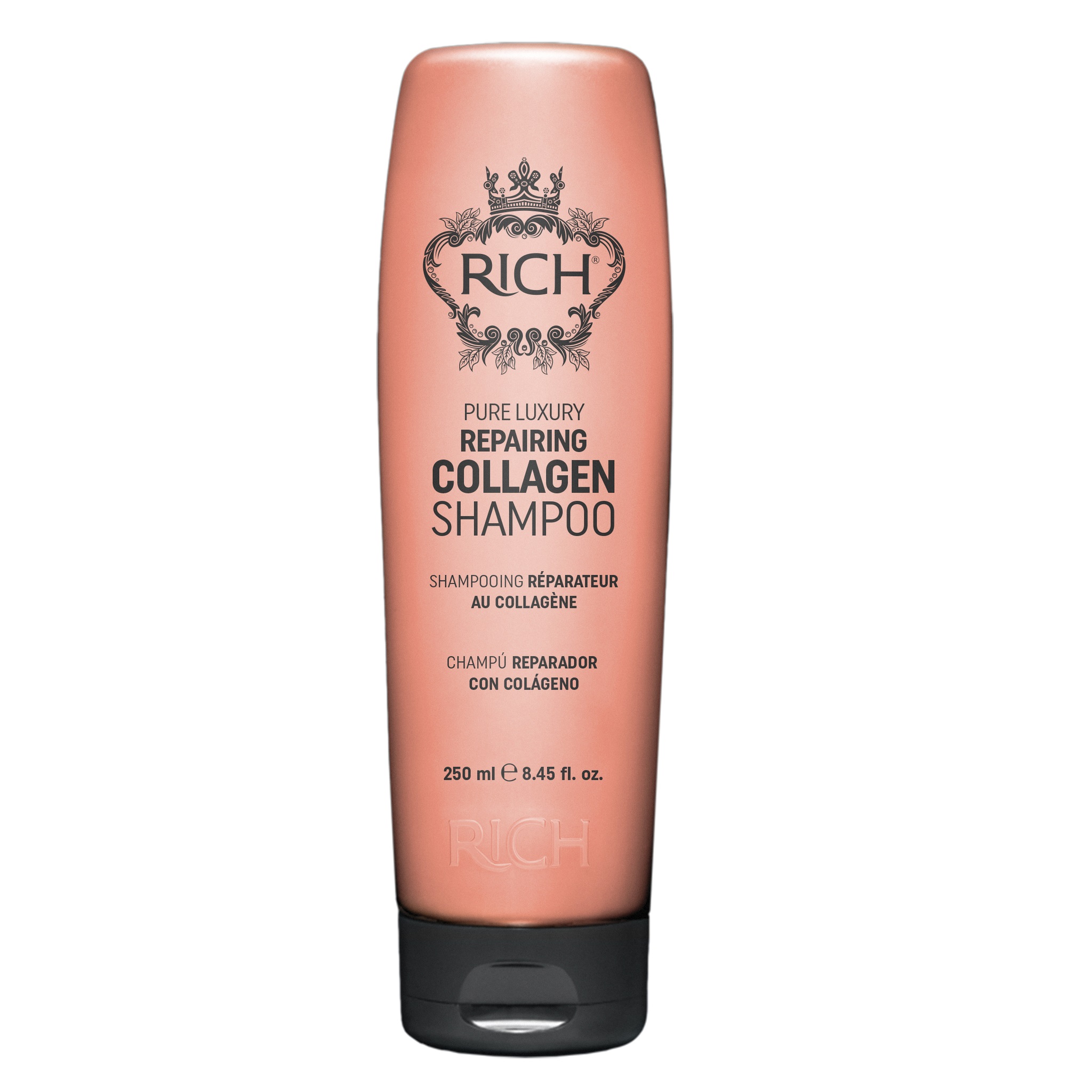 Rich Pure Luxury Repairing Collagen Shampoo, Elvyttävä shampoo kollageenilla