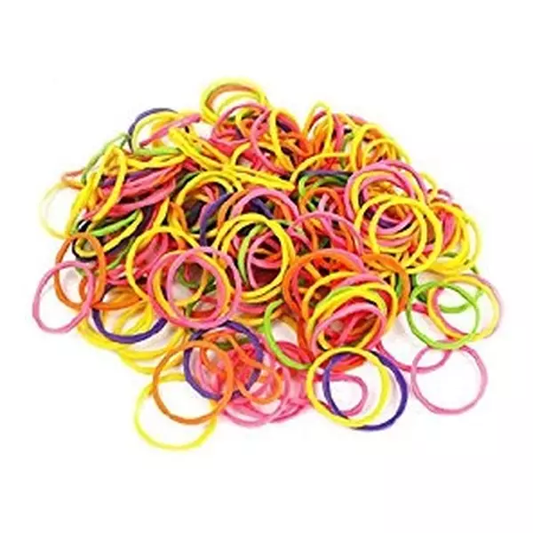 Ronney Professional Elastic Band, Силиконовые цветные мини-резинки