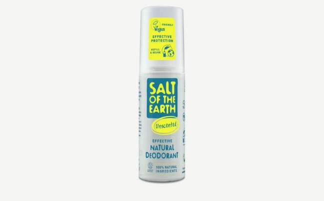 Salt of the Earth Classic Spray, Hajuton deodorantti