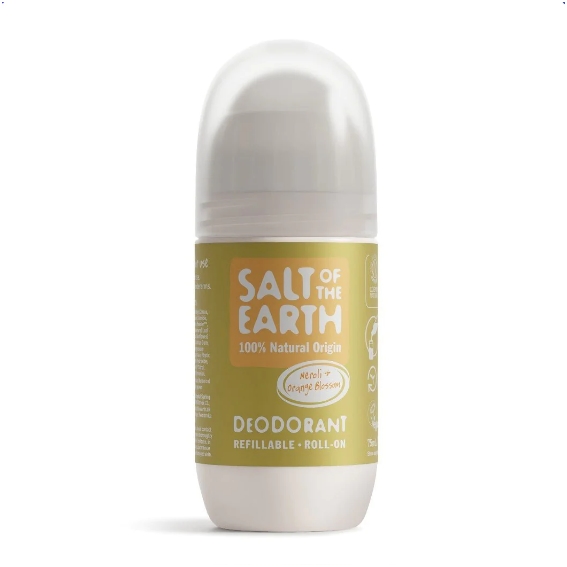 Salt of the Earth Vegan Refillable Roll-On Deodorant Neroli & Orange