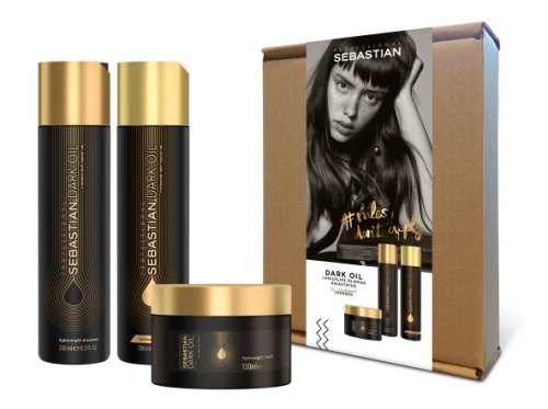 SEBASTIAN DARK OIL KOMPLEKT Šampoon + Palsam + Mask НАБОР SEBASTIAN DARK OIL