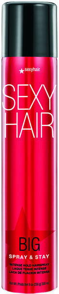 Sexy Hair Big Spray & Stay Intense Hold Hairspray, Ülimalt tugeva hoiakuga juukselakk